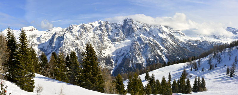 Dolomiti di Brenta seen from the Folgarida-Marilleva side
