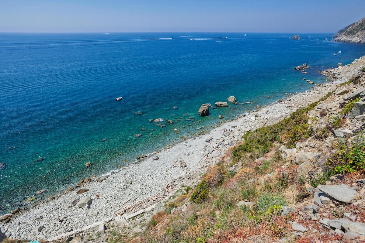 Spiaggia di Fossola near Riomaggiore, Liguria